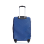 Expandable 3 Piece Luggage Sets PC Lightweight Suitcase with Two Hooks, Spinner Wheels, TSA Lock, (20/24/28), Blue